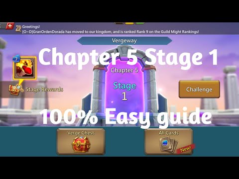 Lords mobile Vergeway Chapter 5 Stage 1 easiest guide