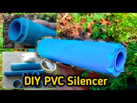 How to make DIY PVC Silencer/Suppressor (threaded/removable)