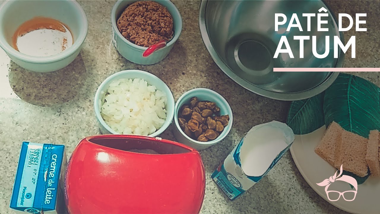 Como fazer patê de atum com creme de leite (Piracanjuba) | Cozinhando em Libras