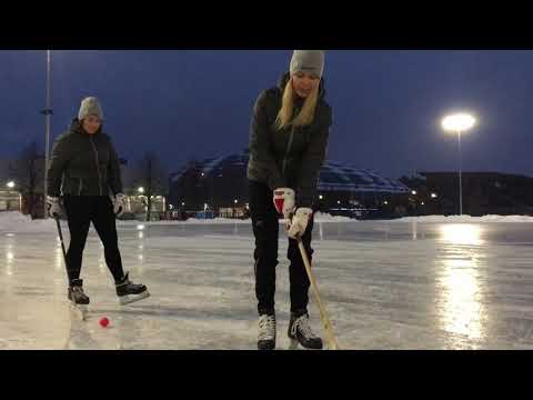 Jääpalloilijat Joensuussa