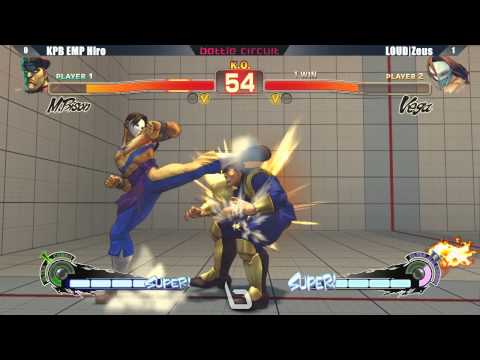 SSF4 AE2012 KPB EMP Hiro vs LOUD Zeus - Next Level Battle Circuit #2 Tournament