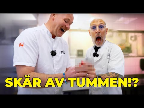 PANIKEN NÄR JAG SKÄR MIG!!! -Tappar vigselringen-Äter världens dyraste kött!