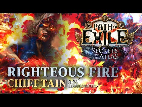 Still the EASIEST TO FOLLOW Leaguestarter! - Righteous Fire w/ Pohx [PoE 3.26]