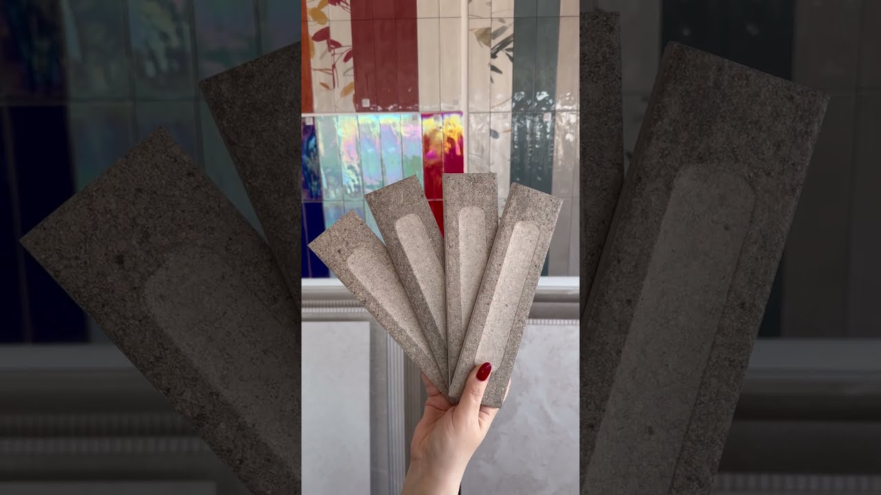 Płytki ceglane szarobeżowe, imitujące kamień