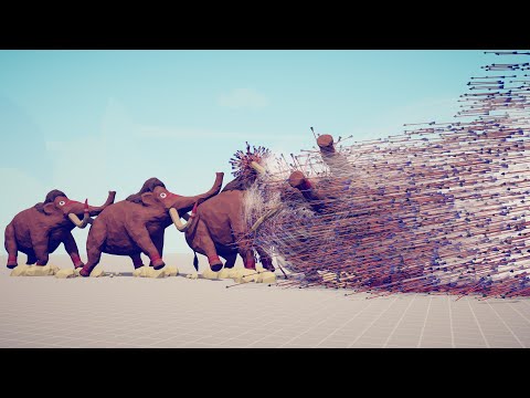 5x MAMMOTHS vs EVERY GOD - Totally Accurate Battle Simulator