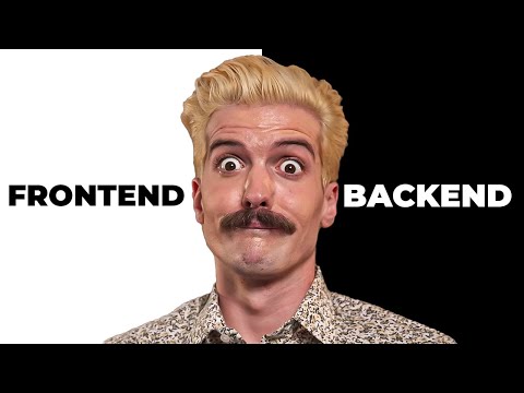 Fine, I'll talk about frontend versus backend