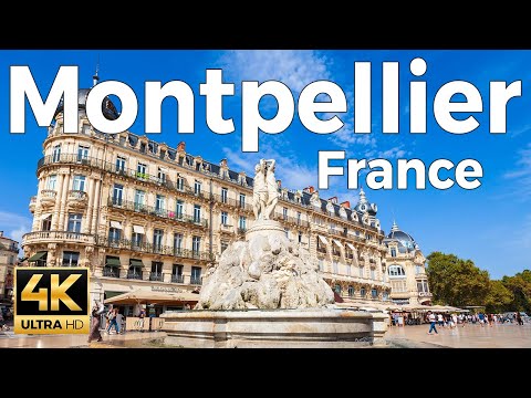 Montpellier, France 🇫🇷 Summer Walk 2025 - 4K 60fps Ultra Smooth [Binaural ASMR]