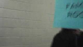 Radio 1 backstage with the Foo Fighters