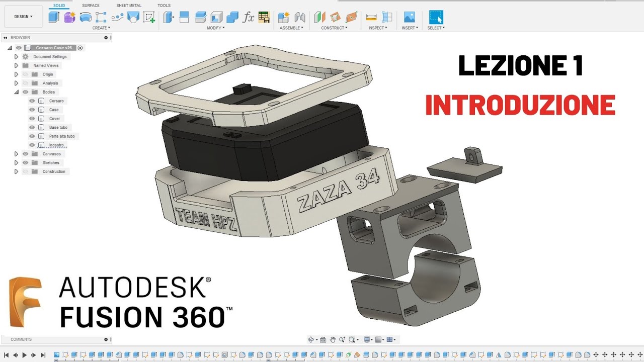 Corso Fusion 360 - Lezione 1 - E' gratuito ? Come si installa ?