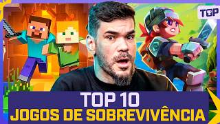 TOP 10 JOGOS DE SOBREVIVÊNCIA! TOP ALGUMA COISA #014  #flowgames