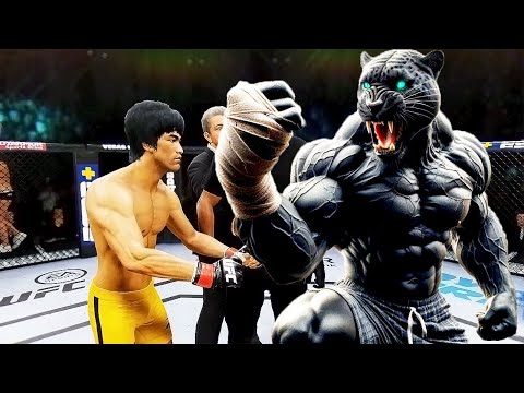 UFC 4 | Bruce Lee vs. Black Panther | EA Sports UFC 4