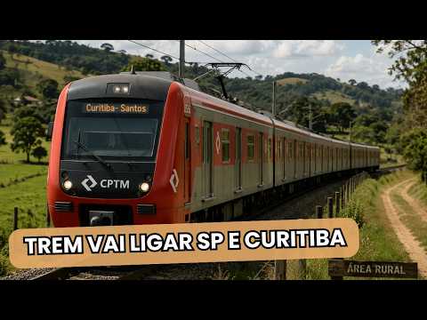 CPTM PROJETA TREM ENTRE SANTOS E CURITIBA
