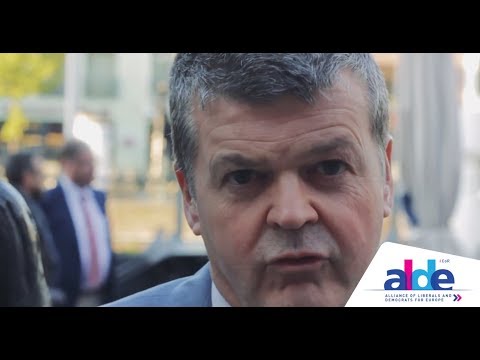 Celebrating Europe Day with Mayor of Mechelen, Bart Somers