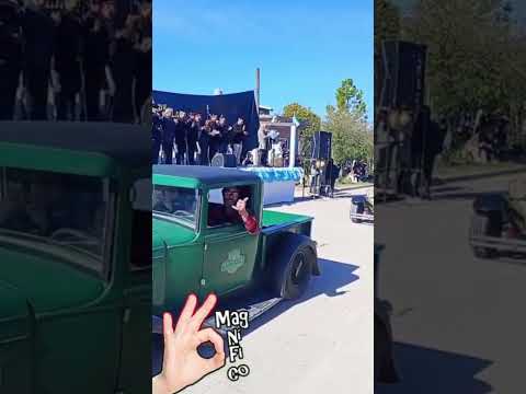 Desfile en el Día de la Bandera en Arroyo de los patos,  Traslasierra Córdoba