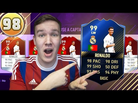 TOTY RONALDOOO! - FIFA 17 FUT DRAFT TO GLORY SUOMI #98