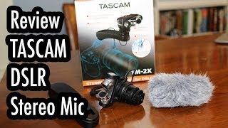 Video thumbnail for Review: TASCAM TM-2X Stereo Mic for DSLR Cameras by Kendall Giles