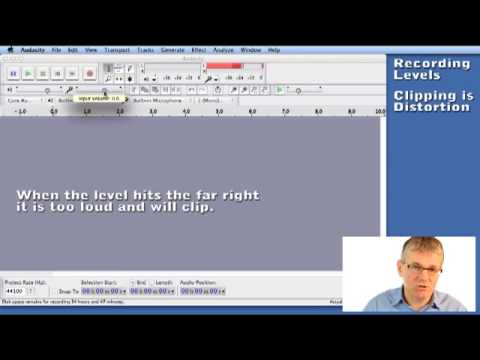 7 How to Set Input Levels - Video Guide to Audacity