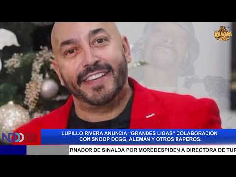 Lupillo Rivera anuncia “Grandes Ligas” colaboración con Snoop Dogg, Alemán y otros raperos.