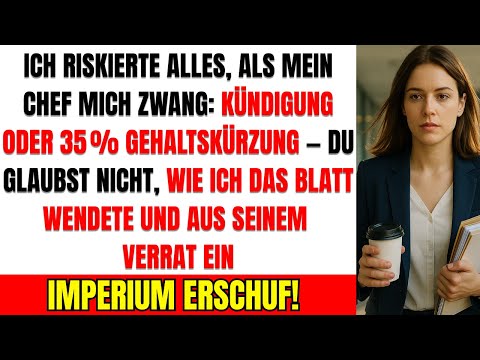 Der Chef Gab Mir Die Wahl: Kündigung Oder Massive Gehaltskürzung. Ich Entschied Mich Für...