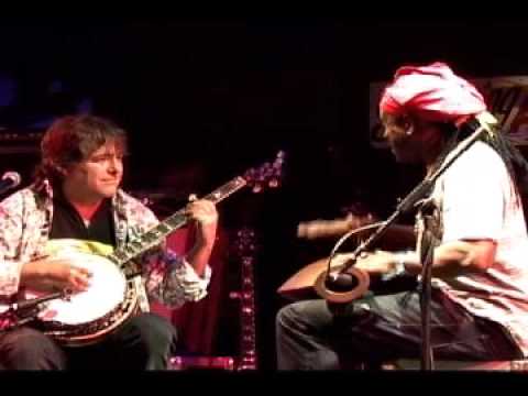 Bela Fleck and Will Calhoun at the GrassRoots Festival in Trumansburg, New York 2009