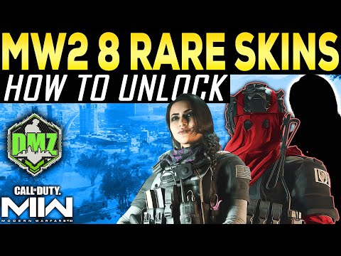 MW2 DMZ 8 RAREST SKINS to Unlock and How to Get all Rare Skins   Warzone2.