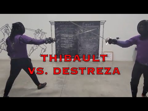 Thibault Vs. Destreza Rapier Sparring 09.04.23