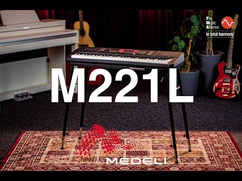 Medeli M221L & M211K - keyboard demo by Tom (with subtitles)