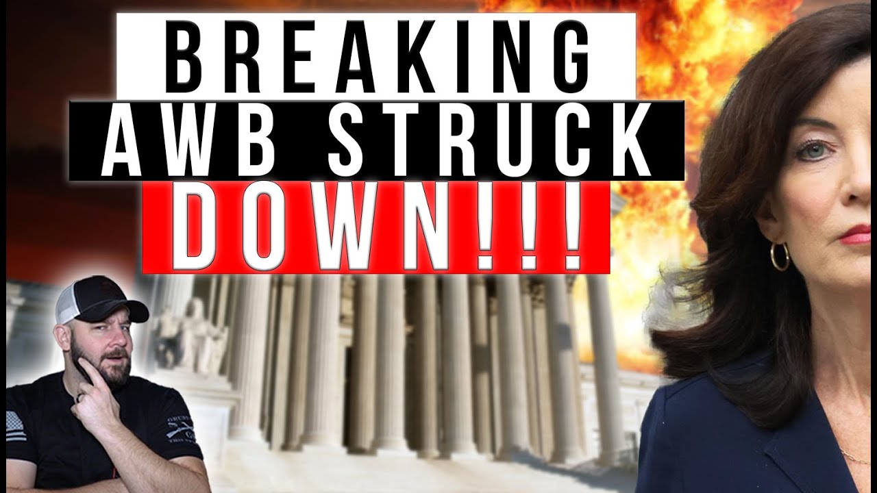 BOMBSHELL!!! ASSAULT WEAPONS BAN STRUCK DOWN!!!