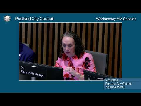 Portland City Council AM Session 01/28/26