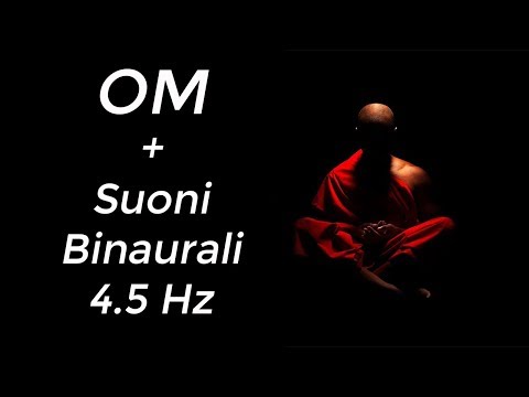 Om 432Hz con Suoni Binaurali a 4,5Hz Onde Theta Meditazione Profonda