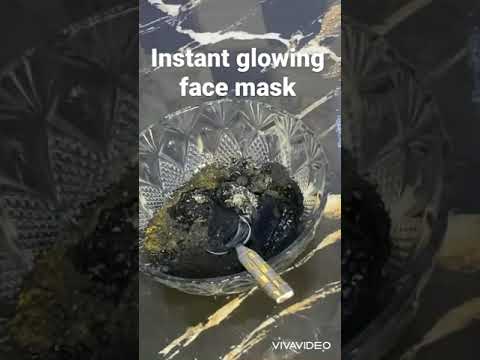 Instant glowing face mask#diy #skincare#shorts #hashtag #skincareroutine#howto#facemask#glowingskin
