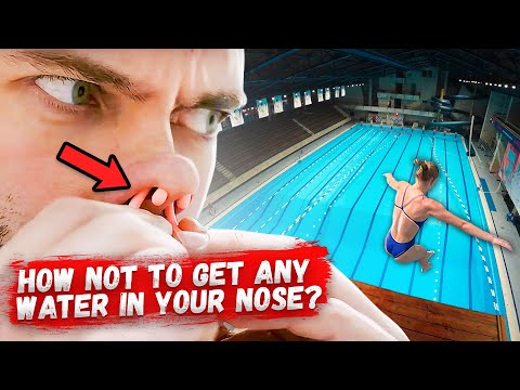 How to jump in water without holding your nose | SECRET TOOLS to stop the pain at the swimming pool