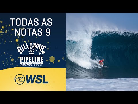 TODAS AS NOTAS 9 DO BILLABONG PRO PIPELINE 2022