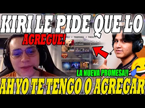 😂🔥EL GOTTO SORPRENDIDO PORQUE KIRI LE PIDE QUE LO AGREGUE " Y SE DEMORA EN ACEPTAR EL P3ND3J0!!😂🔥