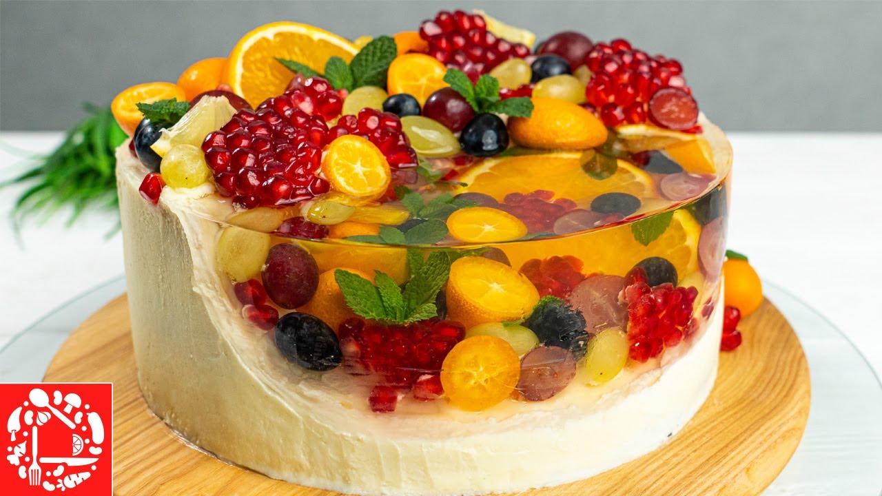 Поразительный торт с фруктами!