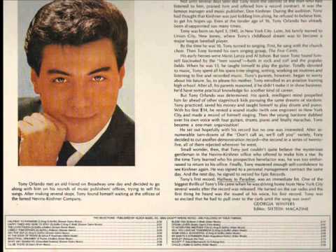 TONY ORLANDO - SHIRLEY - LP HITS AND RARITIES - EPIC BN 611