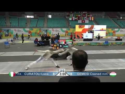 Tunis Grand Prix 2023 SMS - L16 - Luca Curatoli ITA v Csanad Gemesi HUN