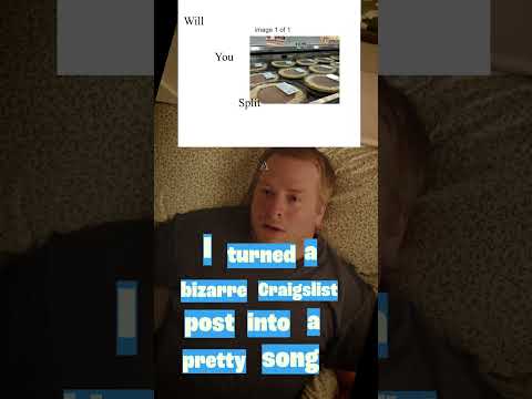 Turned a bizarre craigslist post into a pretty song