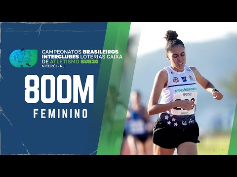 SABRINA PENA FAZ ÍNDICE PARA O MUNDIAL E CONQUISTA O OURO NOS 800M | BRASILEIRO SUB-20 DE ATLETISMO