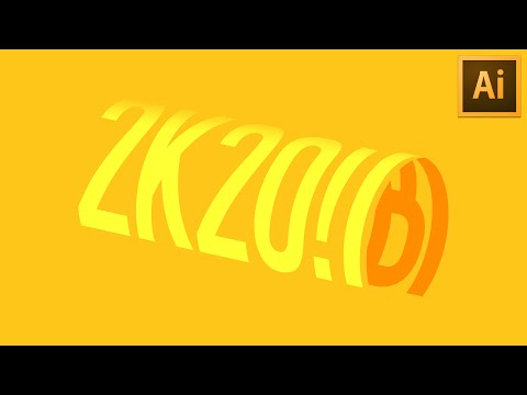 Learn Creative 3D Text Effects Adobe Illustrator Tutorial