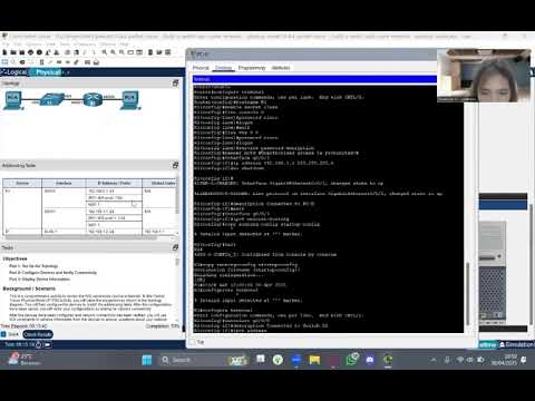 Lab 10.4.4 - Build a Switch and Router Network