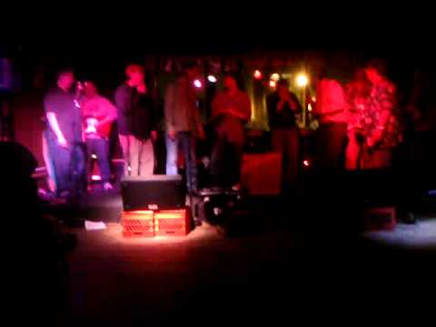 Lansing MI, A local record 8 harmonica players on stage!