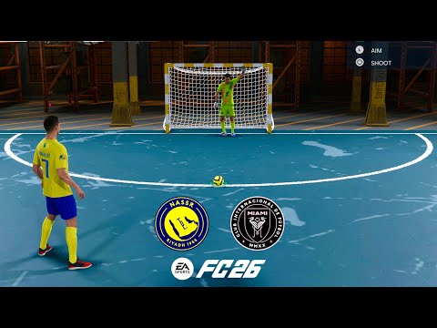 FC 26 VOLTA FOOTBALL | RONALDO MESSI NEYMAR MBAPPE HAALAND VINI JR | AL NASSR VS INTER MIAMI - PS5