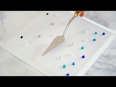 Acrylic painting on canvas #005 / Easy Landscape Painting for beginners /Mountain