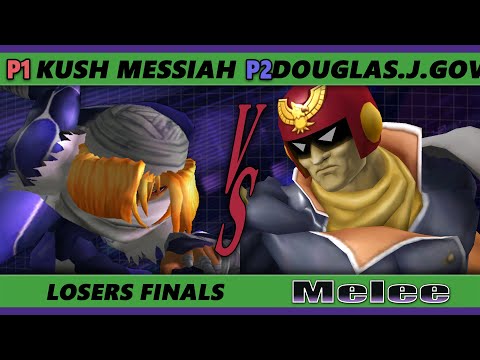 S@X 426 Losers Finals - Douglas.J.Gov (Captain Falcon) Vs. Kush Messiah (Sheik) Smash Melee - SSBM
