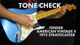 Video thumbnail for TONE CHECK: Fender American Vintage II 1973 Stratocaster Demo by Cream City Music