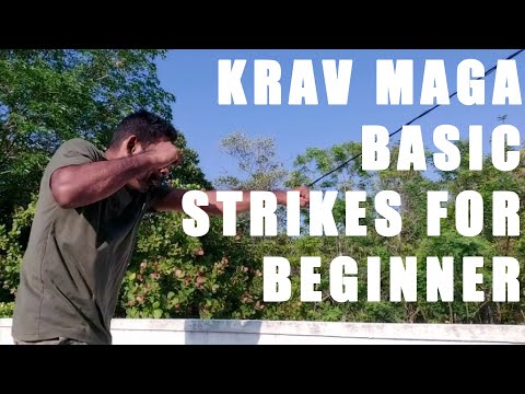 Krav Maga training - Basic strikes for beginner
