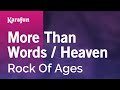 Karaoke More Than Words / Heaven - Rock Of ...