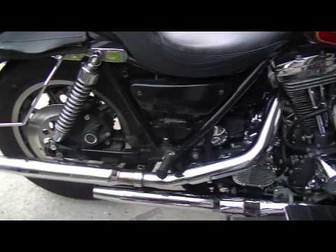 Harley EVO FXR Python3 Slip On Exhaust vs Stock Before and After