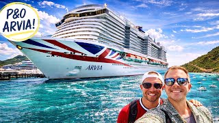 P&O ARVIA CARIBBEAN: We Found PARADISE in St Kitts & Tortola! 🌴